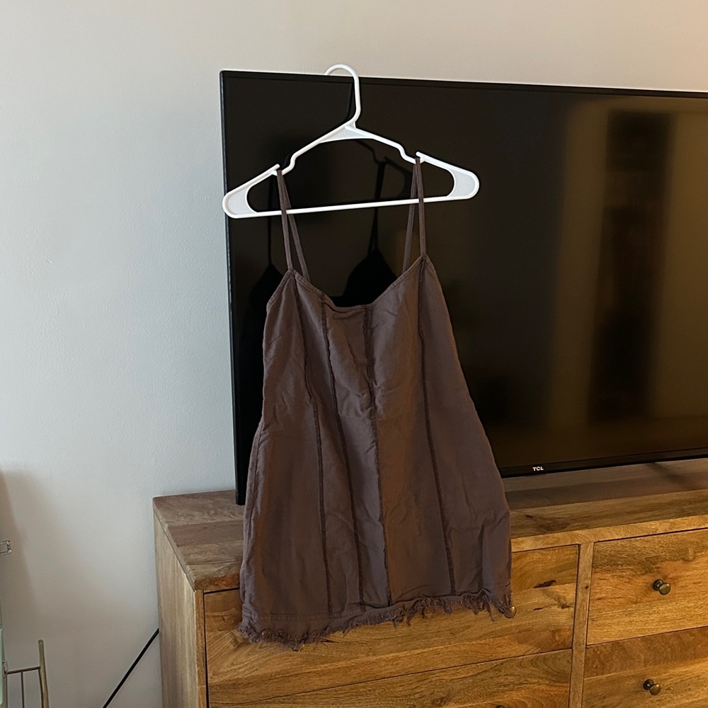 Motel Rocks Chocolate Brown Dress